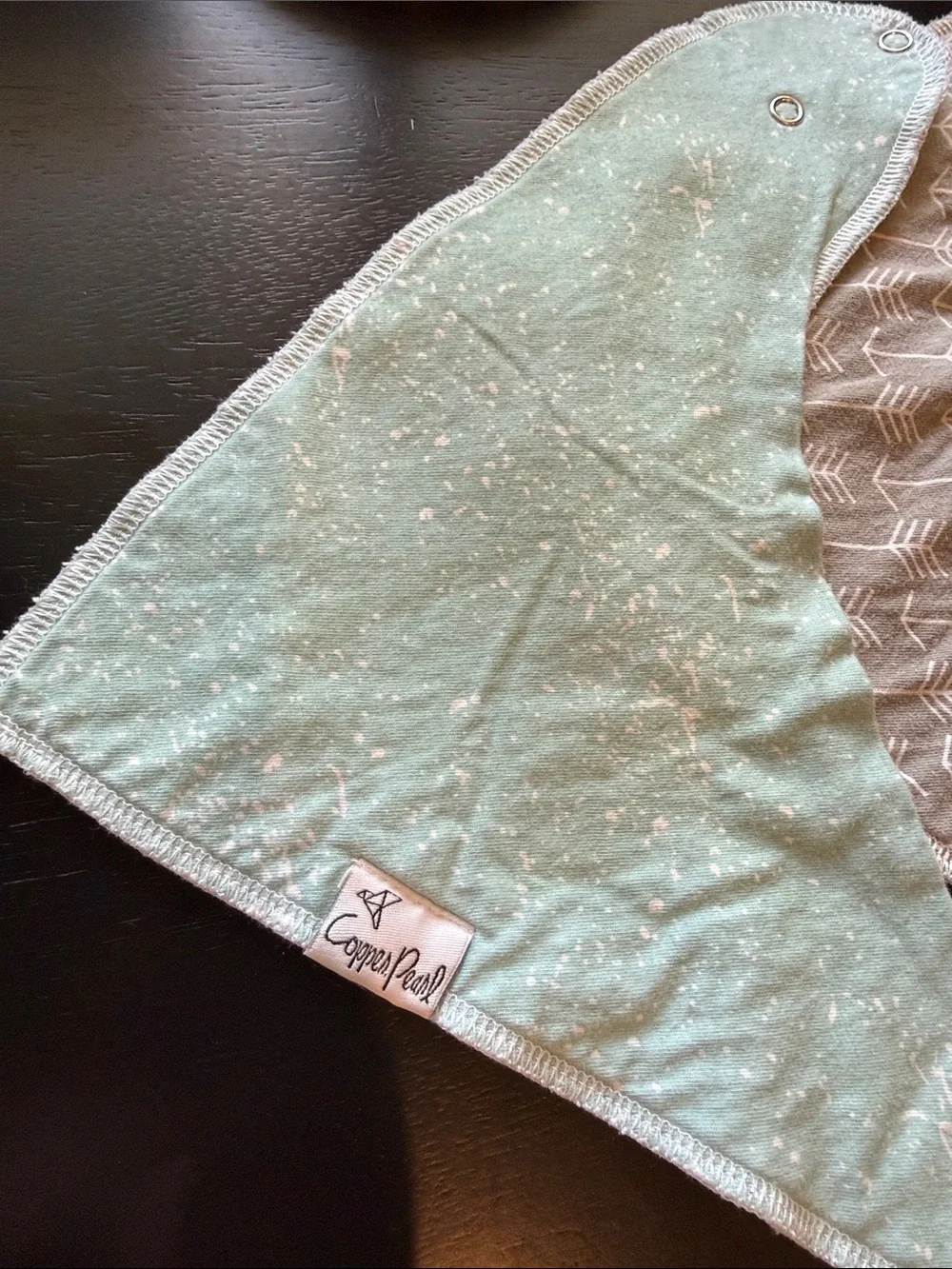Copper Pearl baby bibs - Ocean & Neutral Print Set